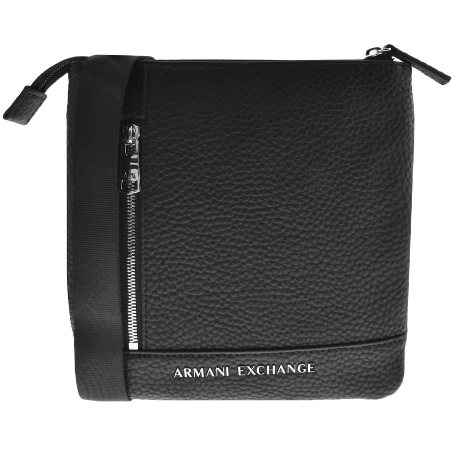 Armani Exchange Flat Crossbody Bag Black Mainline Menswear Ireland